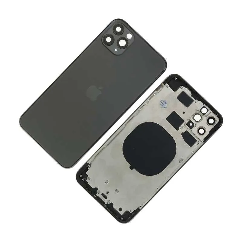 Chasis con Tapa trasera  iPhone  12 Pro Max  Negra (Gris Especial)