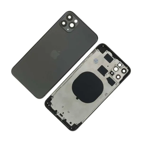 Chasis con Tapa trasera  iPhone  12 Pro Max  Negra (Gris Especial)