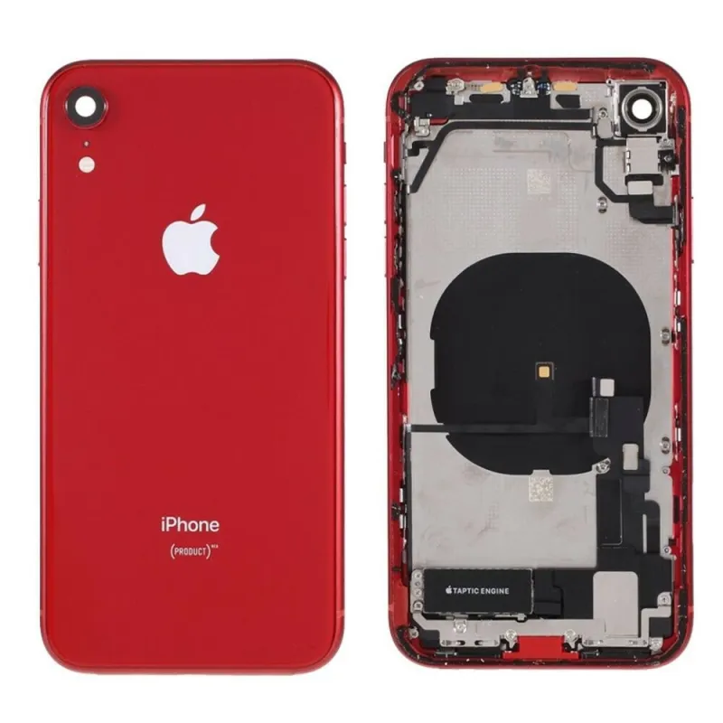 Chasis con Tapa Trasera para iPhone SE 2020 Roja