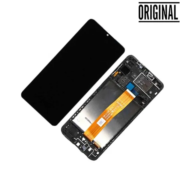 Pantalla para Samsung A12 (A125) Con Marco (Original Service Pack)