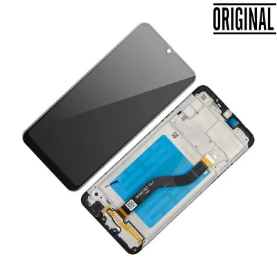 Pantalla para Samsung A20s (A207) Con Marco (Original Service Pack)