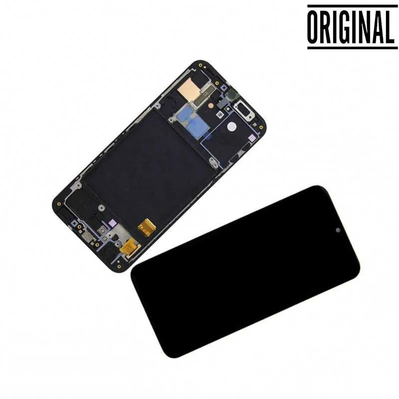 Pantalla para Samsung A50 /A505 con Marco (Original Service Pack)