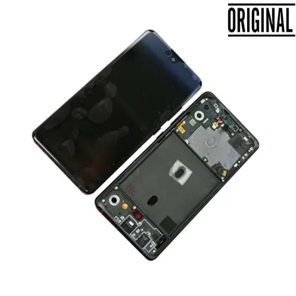 Pantalla para Samsung A51 5G /A516 con Marco Negro (Original Service Pack)
