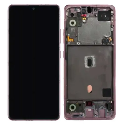 Pantalla para Samsung A51 5G /A516 con Marco Rosa (Original Service Pack)