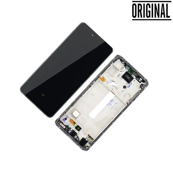 Pantalla para Samsung A52 A525 /A52 5G A526 con Marco Violeta (Original Service Pack)