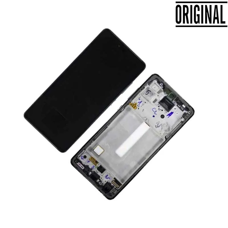 Pantalla para Samsung A52S 5G /A528 con Marco Violeta (Original Service Pack)