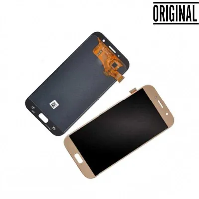 Pantalla para Samsung A7 2017 /A720 con Marco Rosa (Original Service Pack)