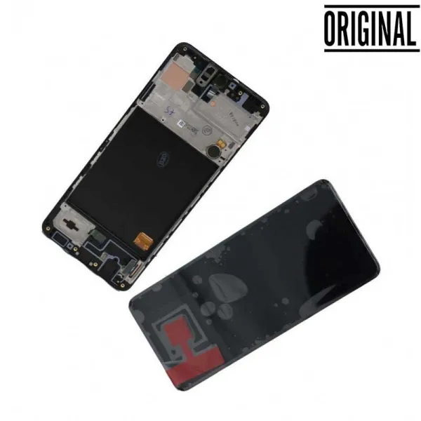 Pantalla para Samsung A71 /A715 con Marco (Original Service Pack)