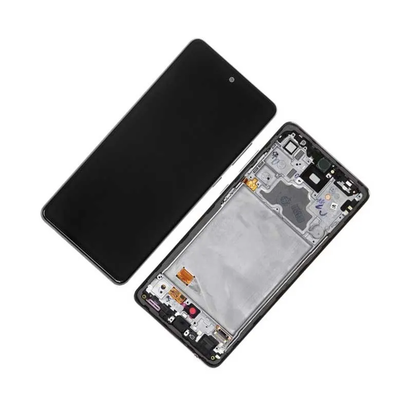 Pantalla para Samsung A72 4G/5G (A725/A726) con Marco Negro (Original Service Pack)