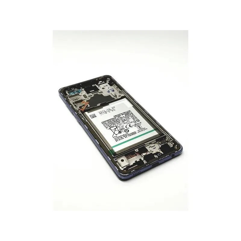 Pantalla para Samsung A72 4G/5G (A725/A726) con Marco Violeta con Batería (Original Service Pack)