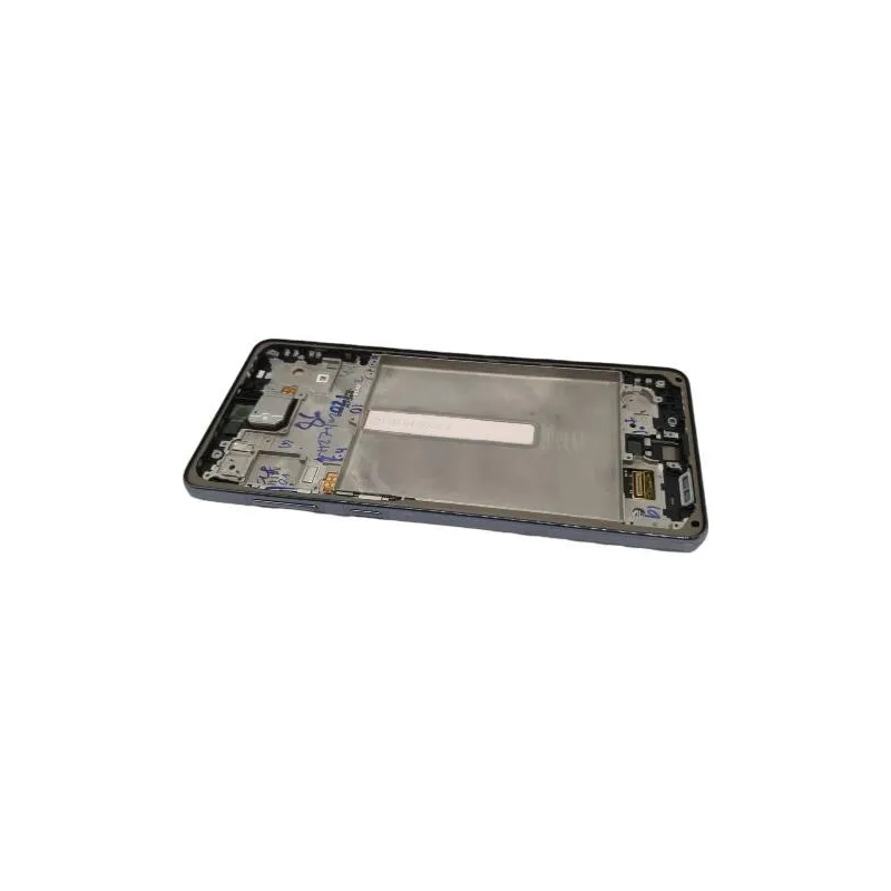 Pantalla para Samsung A73 5G (A736) Con Marco Negro (Original Service Pack)