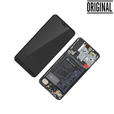 Pantalla Para Huawei P20 Pro (2018) Con Marco Azul OEM