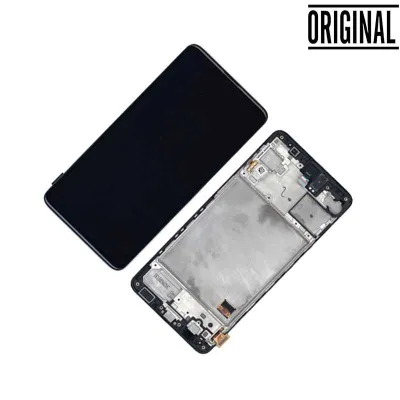 Pantalla para Samsung M31s (M317) Con Marco (Original Service Pack)