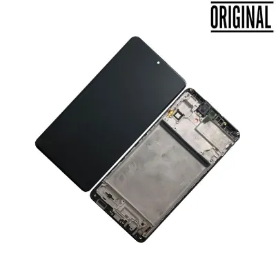 Pantalla para Samsung M51 /M515 con Marco (Original Service Pack)