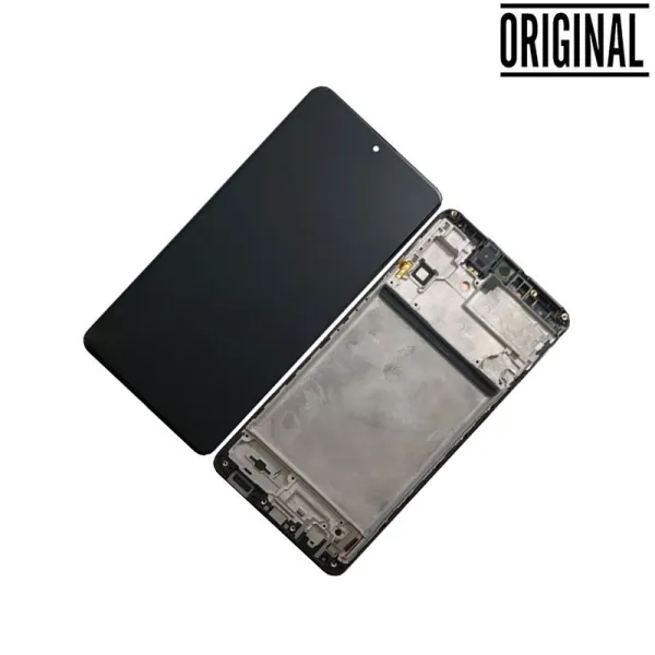 Pantalla para Samsung M51 /M515 con Marco (Original Service Pack)