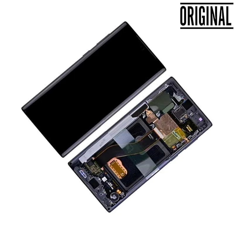 Pantalla para Samsung Note 10 /N970 Negra (Original Service Pack)