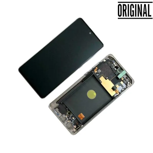 Pantalla para Samsung Note 10 Lite /N770 Plata/Blanca (Original Service Pack)