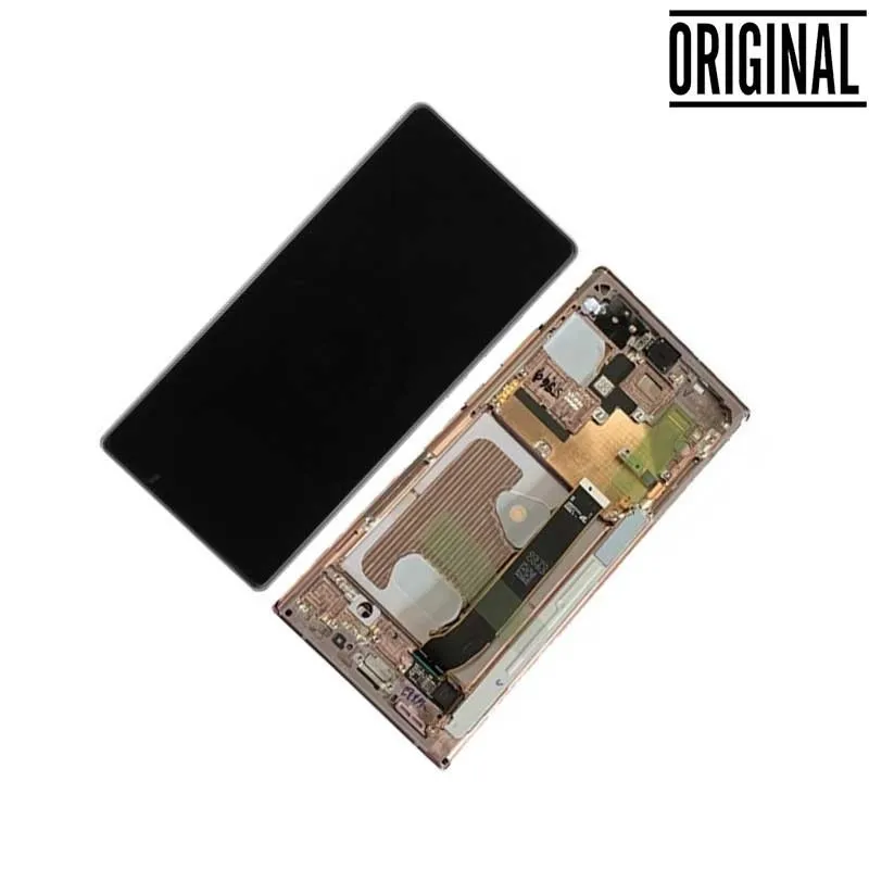 Pantalla para Samsung Note 20 Ultra 4G /5G (N985/N986) Bronce/Rosa (Original Service Pack)