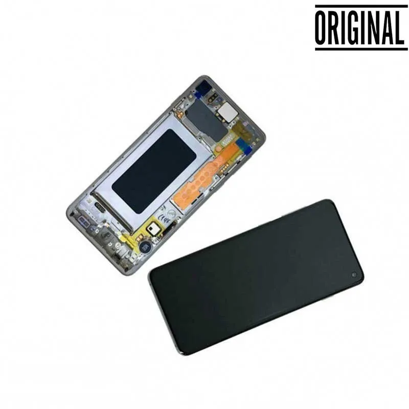 Pantalla para Samsung S10 /G973 Azul (Original Service Pack)