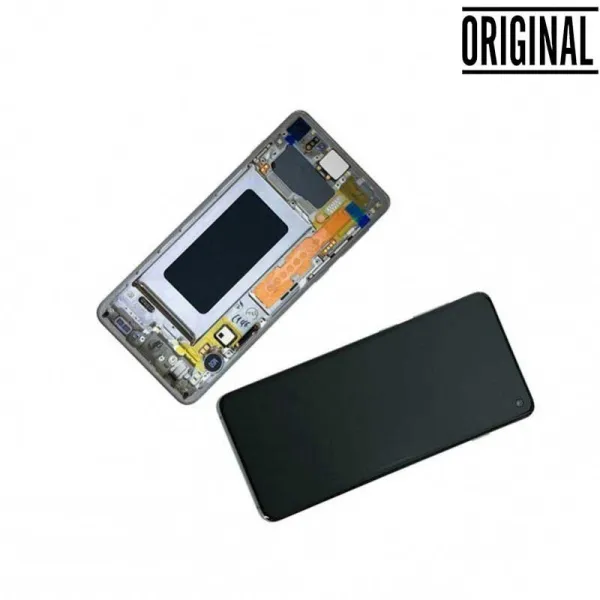 Pantalla para Samsung S10 /G973 Azul (Original Service Pack)