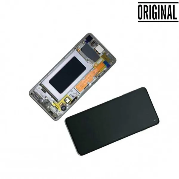 Pantalla para Samsung S10 /G973 Negra (Original Service Pack)