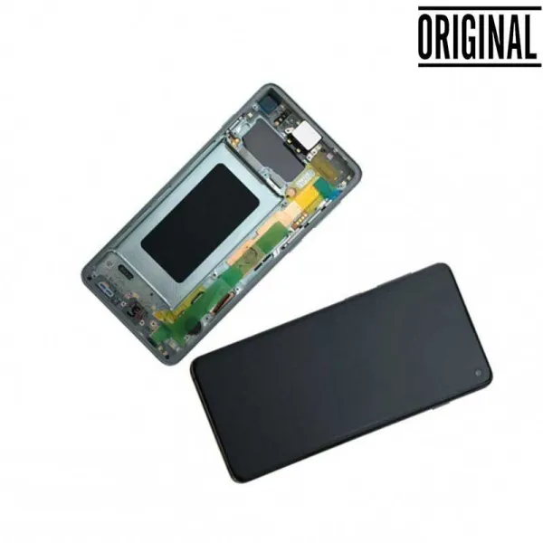 Pantalla para Samsung S10 /G973 Verde (Original Service Pack)