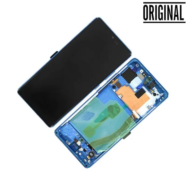 Pantalla para Samsung S10 Lite /G770 Azul (Original Service Pack)