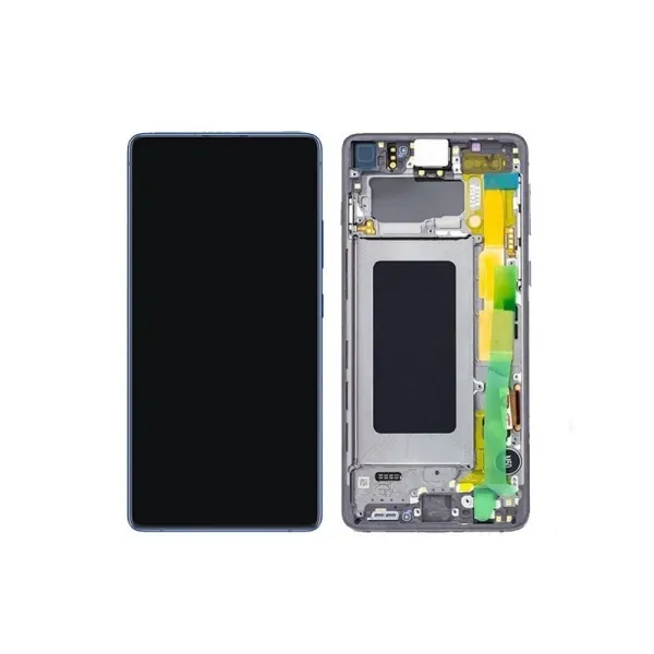 Pantalla para Samsung S10 Lite /G770 Plata/Blanca (Original Service Pack)