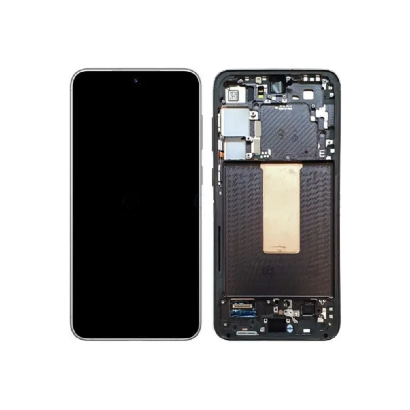 Pantalla Completa Para Samsung S23 Plus / S916 Con Marco Verde (Original)