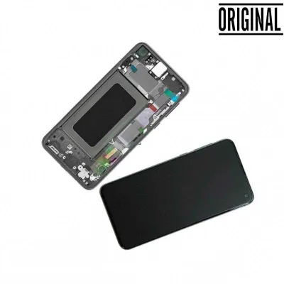 Pantalla para Samsung S10E /G970 Plata/Blanca (Original Service Pack)