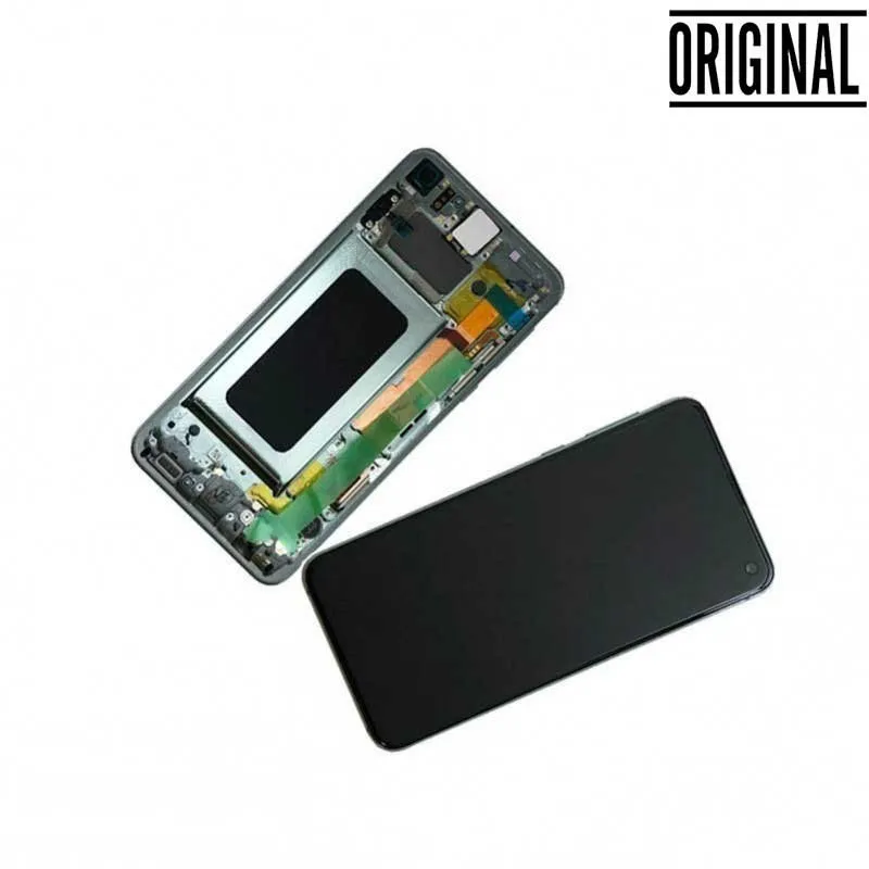 Pantalla para Samsung S10E /G970 Verde (Original Service Pack)