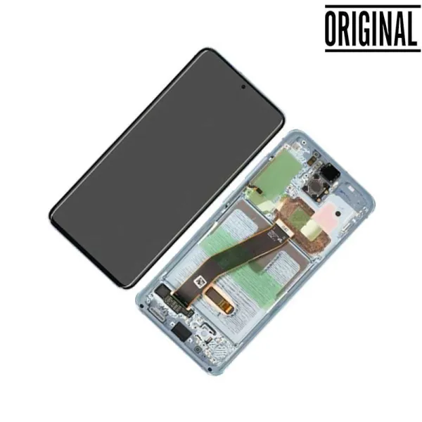 Pantalla para Samsung S20 4G/5G (G980/G981) Azul (Original Service Pack)