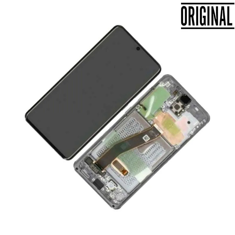 Pantalla para Samsung S20 4G/5G (G980/G981) Gris (Original Service Pack)