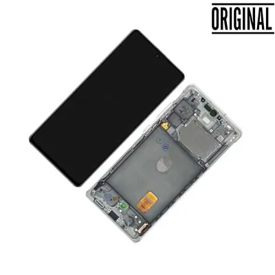 Pantalla para Samsung S20 FE 4G/5G (G780/G781) Plata/Blanca (Original Service Pack)