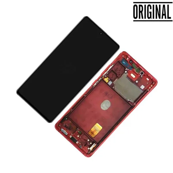 Pantalla para Samsung S20 FE 4G/5G (G780/G781) Roja (Original Service Pack)
