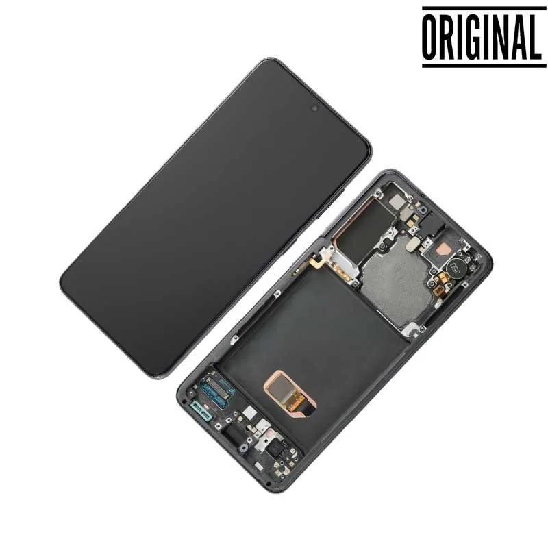 Pantalla para Samsung S21 5G /G991 Gris (Original Service Pack)