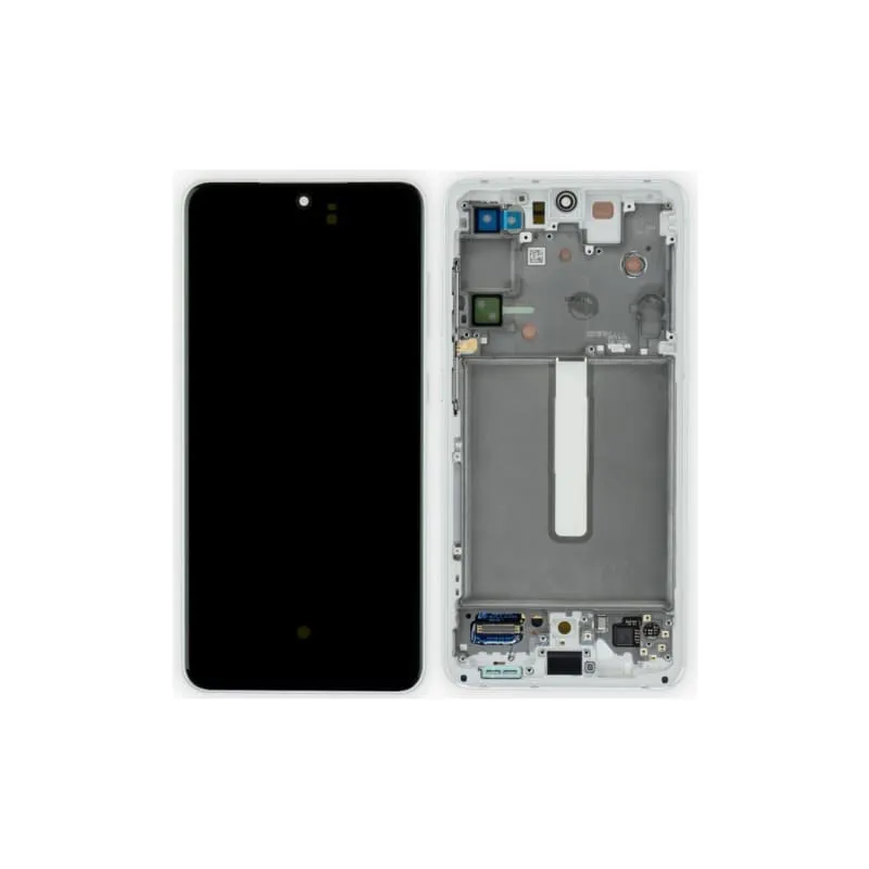 Pantalla para Samsung S21 FE /G990 Plata/Blanca (Original Service Pack)