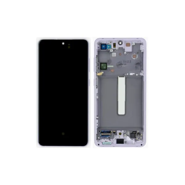 Pantalla para Samsung S21 FE /G990 Violeta (Original Service Pack)