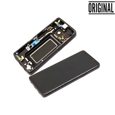 Pantalla para Samsung S9 /G960 Negra (Original Service Pack)