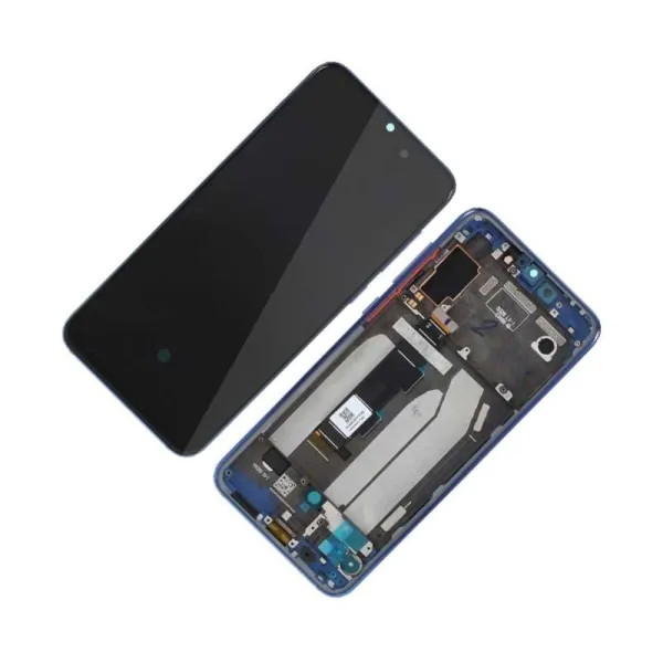 Pantalla para Xiaomi Mi 9 SE con Marco Azul (Original Service Pack)