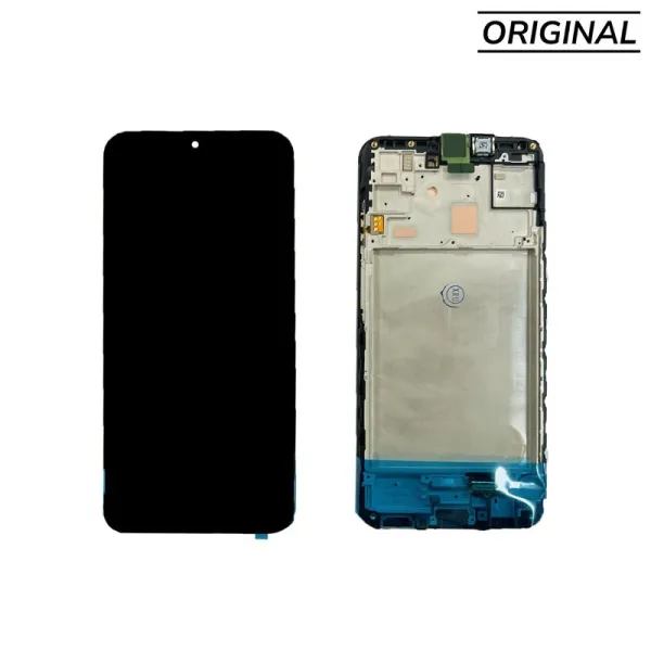 Pantalla completa para Samsung A15 4G/5G (A155 / A156) SM-A155F Con Marco Negra (Original Service Pack)