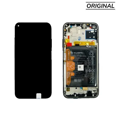 Pantalla completa para Huawei P40 Lite (2020) JNY-L21A Con Marco Negro (Original Service Pack) 2