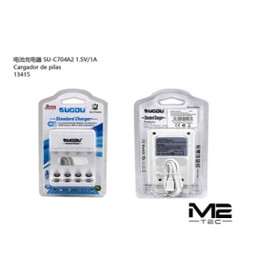 Cargador de bateria SU-C704A2 1,5V/1A