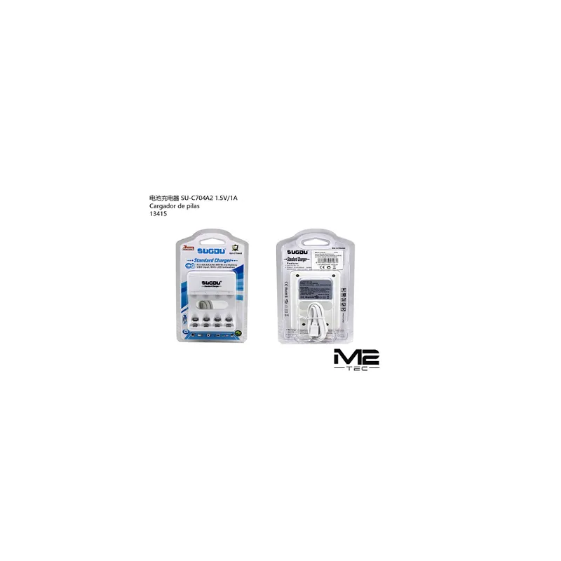 Cargador de bateria SU-C704A2 1,5V/1A