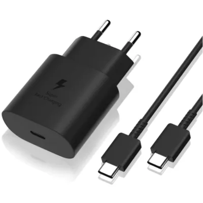 Accesorio Premium / Cargador Rapido USB-C TIPO-C 25W para Samsung  PREMIUM